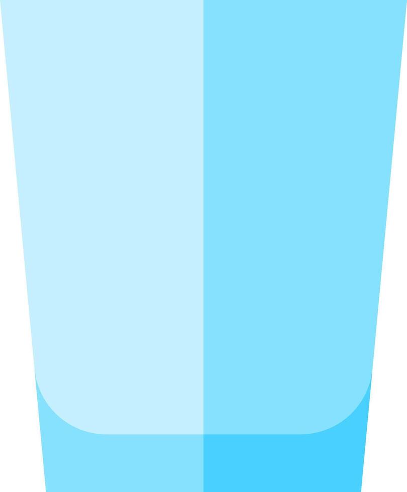 A blue cup with a white background vector