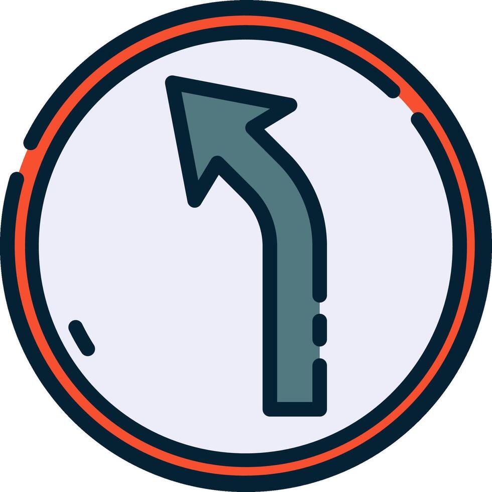 A red arrow pointing in a circle with a white background vector