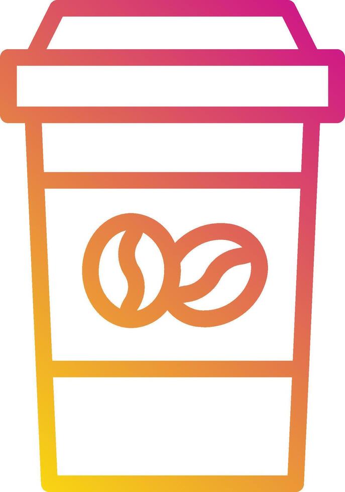 Coffee cup icon illustration vector
