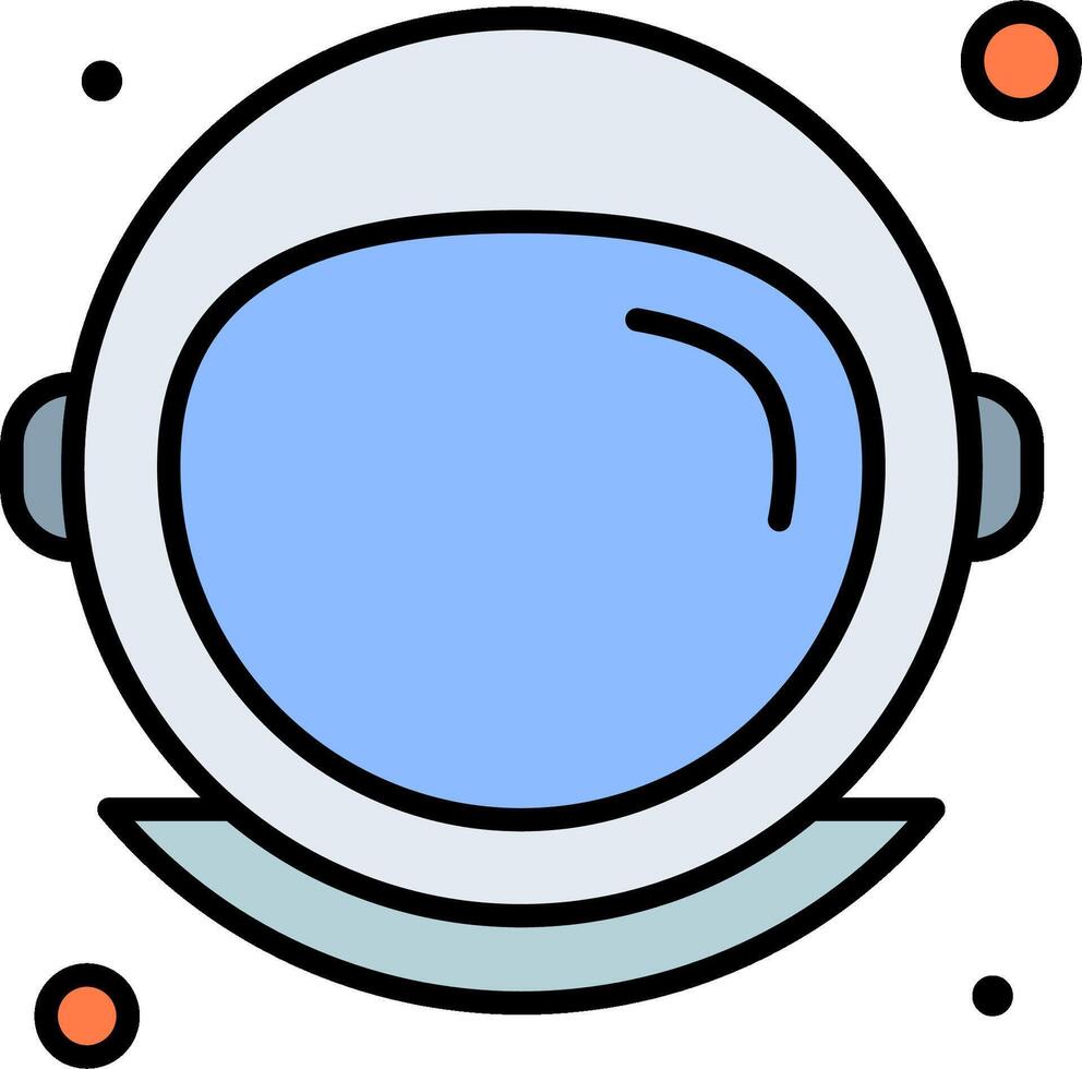 An astronaut helmet icon on a white background vector
