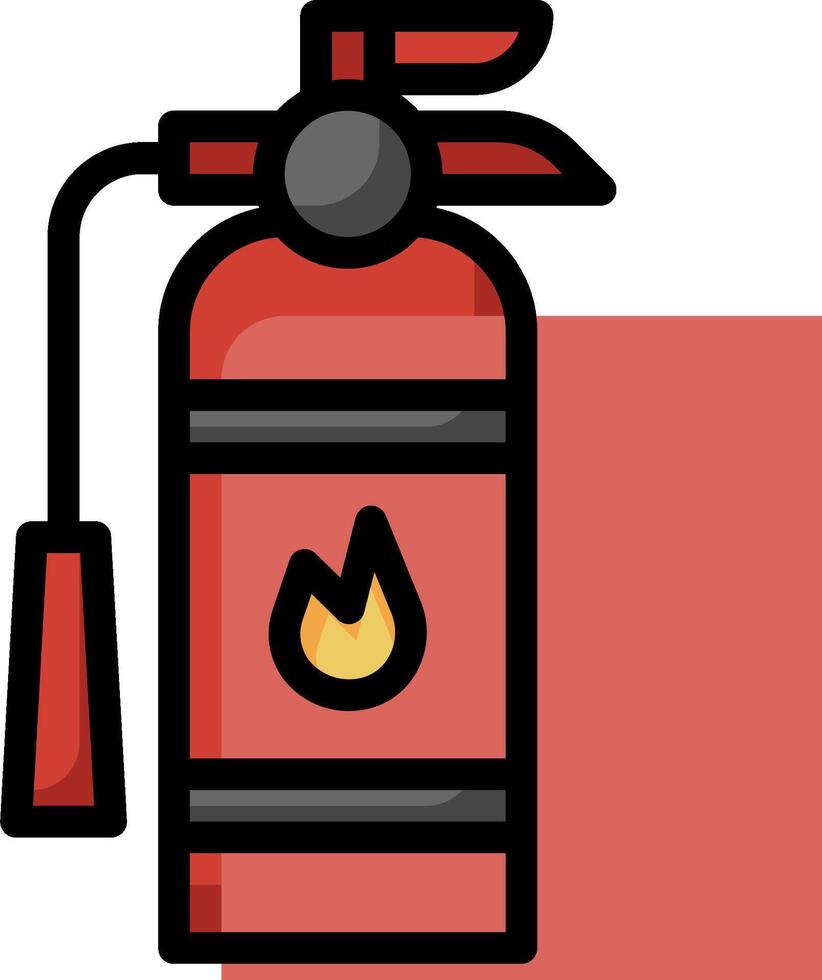 Fire extinguisher icon vector
