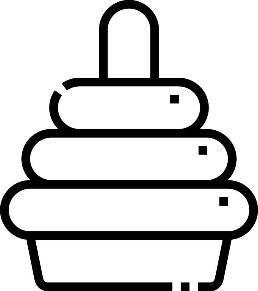 Ice cream cone icon vector