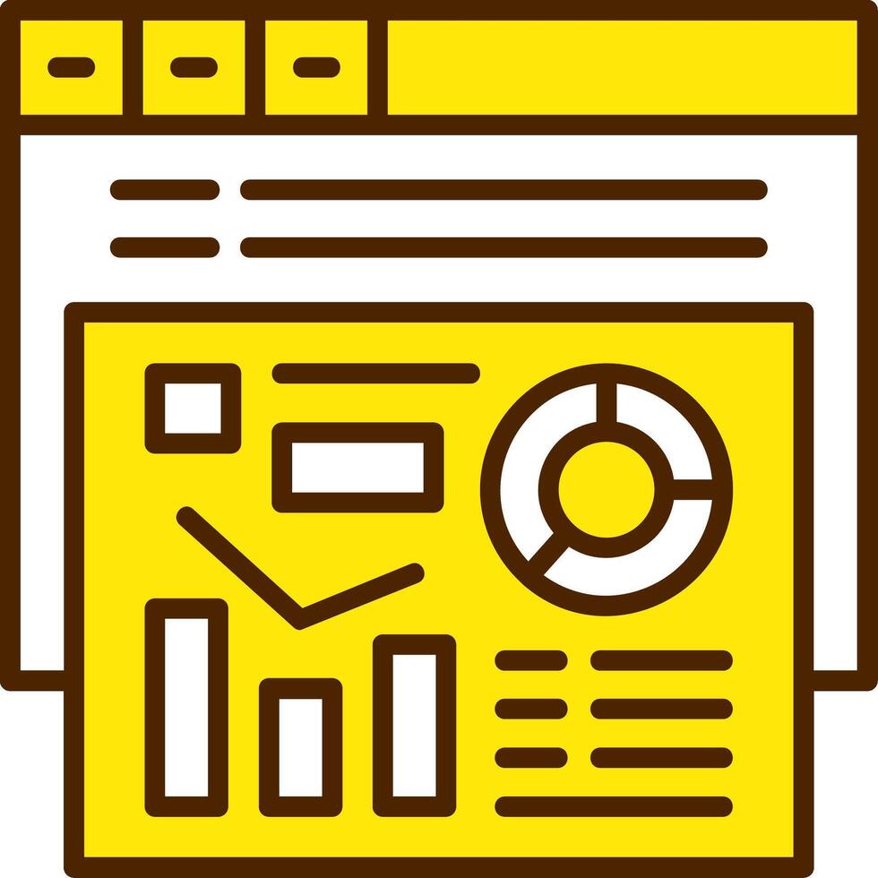Metrics Icon Design Symbol vector