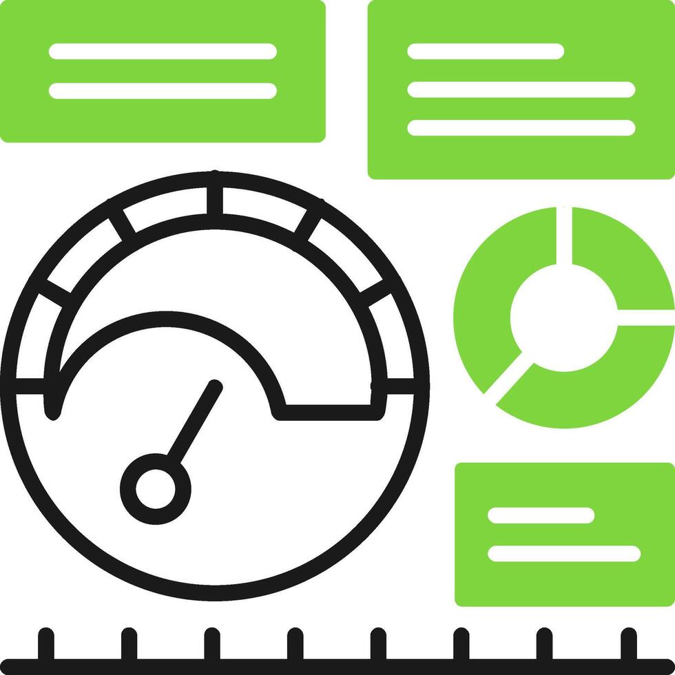 KPI Icon Design Symbol vector