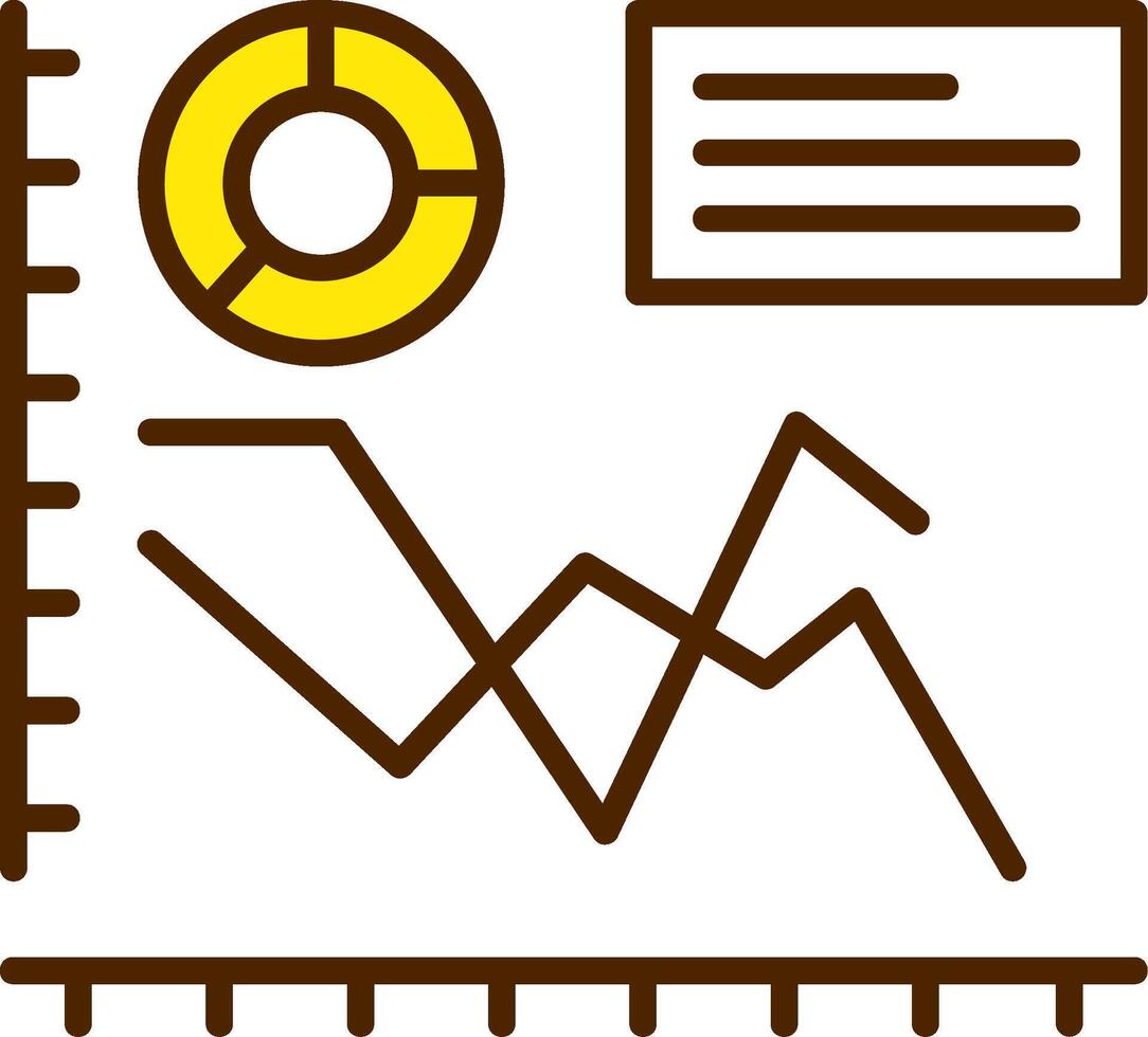 Line chart Icon Design Symbol vector