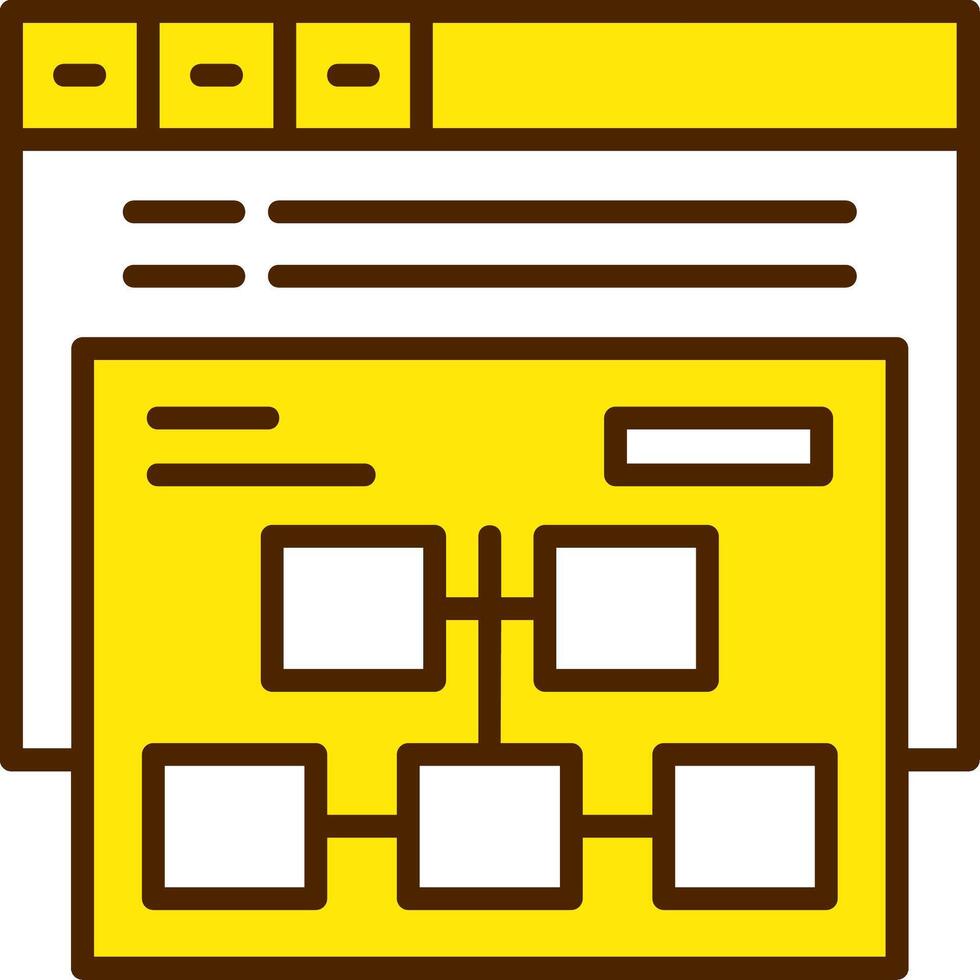 Sitemap Icon Design Symbol vector