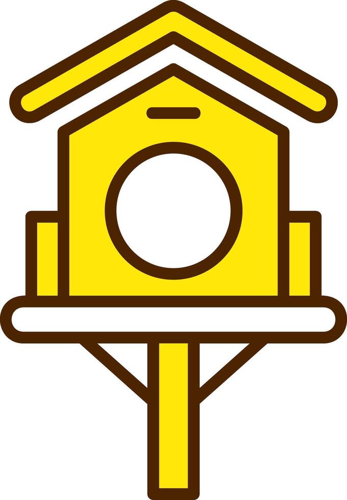 Birdhouse Icon Design vector