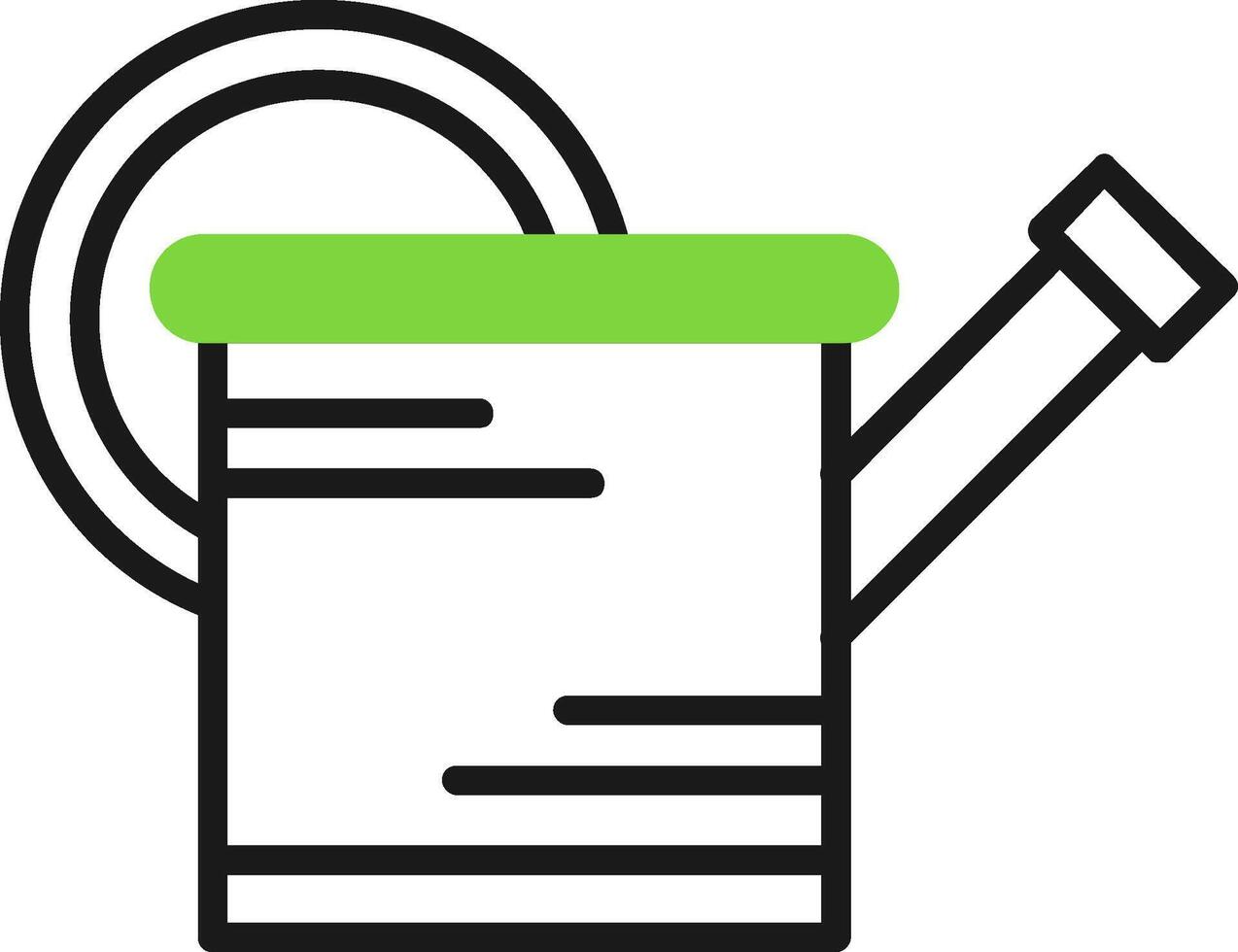 Watering can Icon Design vector
