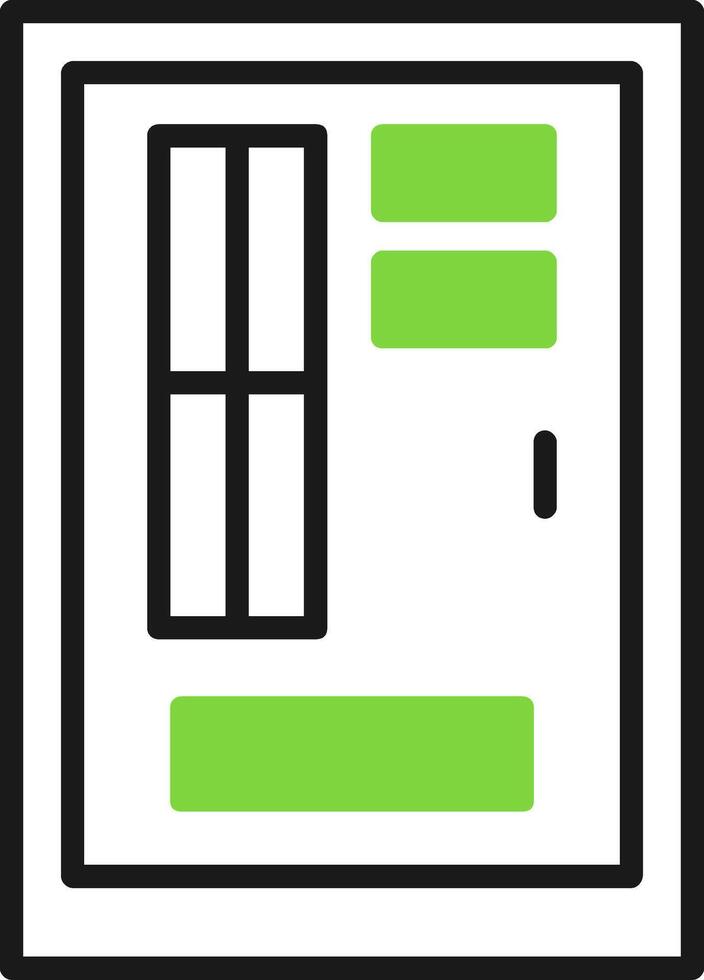 Back door Icon Design vector