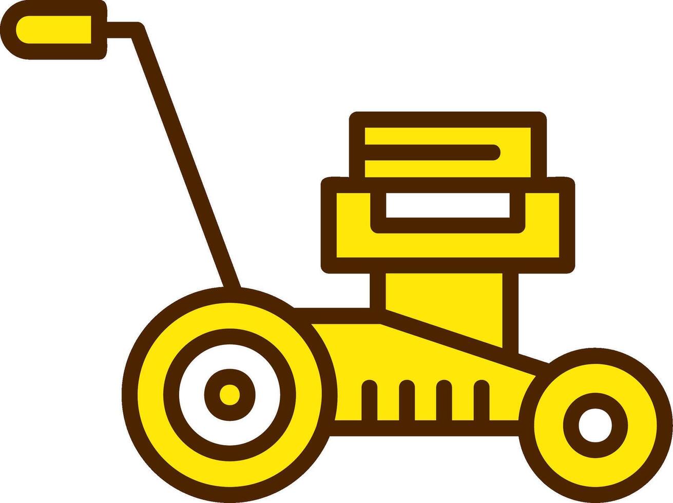 Lawnmower Icon Design vector