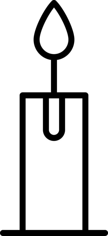 Candle Icon Design Symbol vector