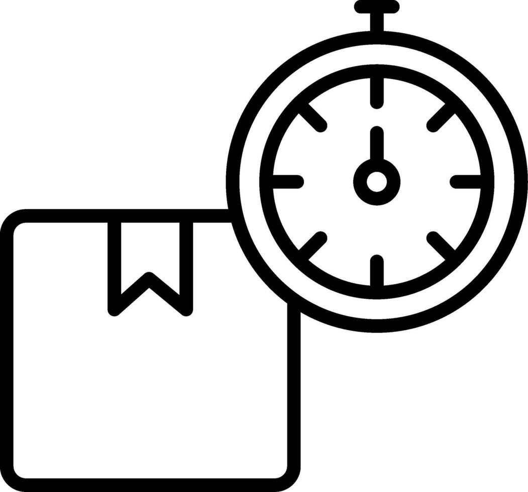 On Time Icon Design Symbol vector