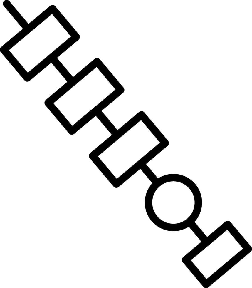 Kebab Icon Design Symbol vector
