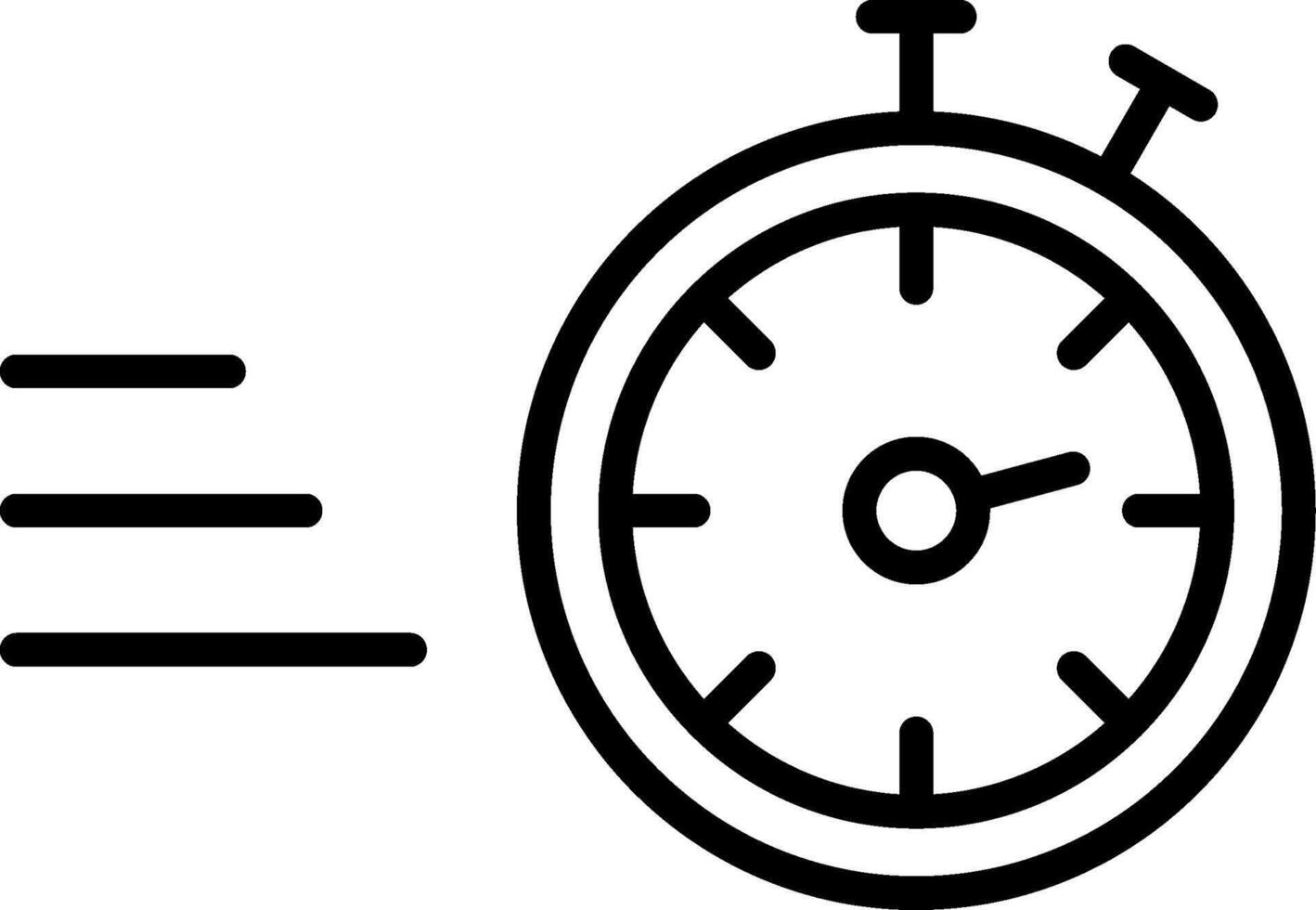 Stopwatch Icon Design Symbol vector