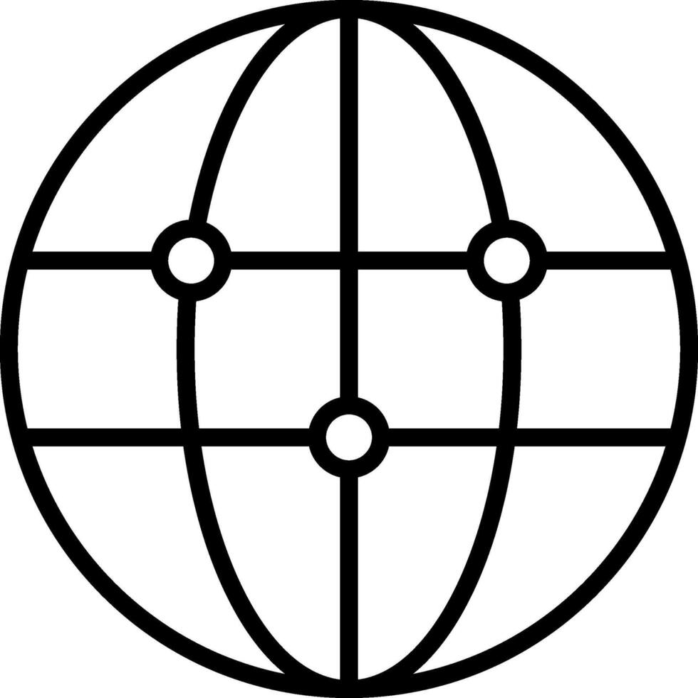 Worldwide Icon Design Symbol vector