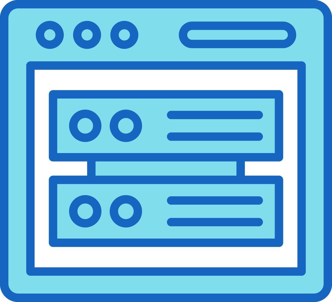 Database Icon Design Symbol vector
