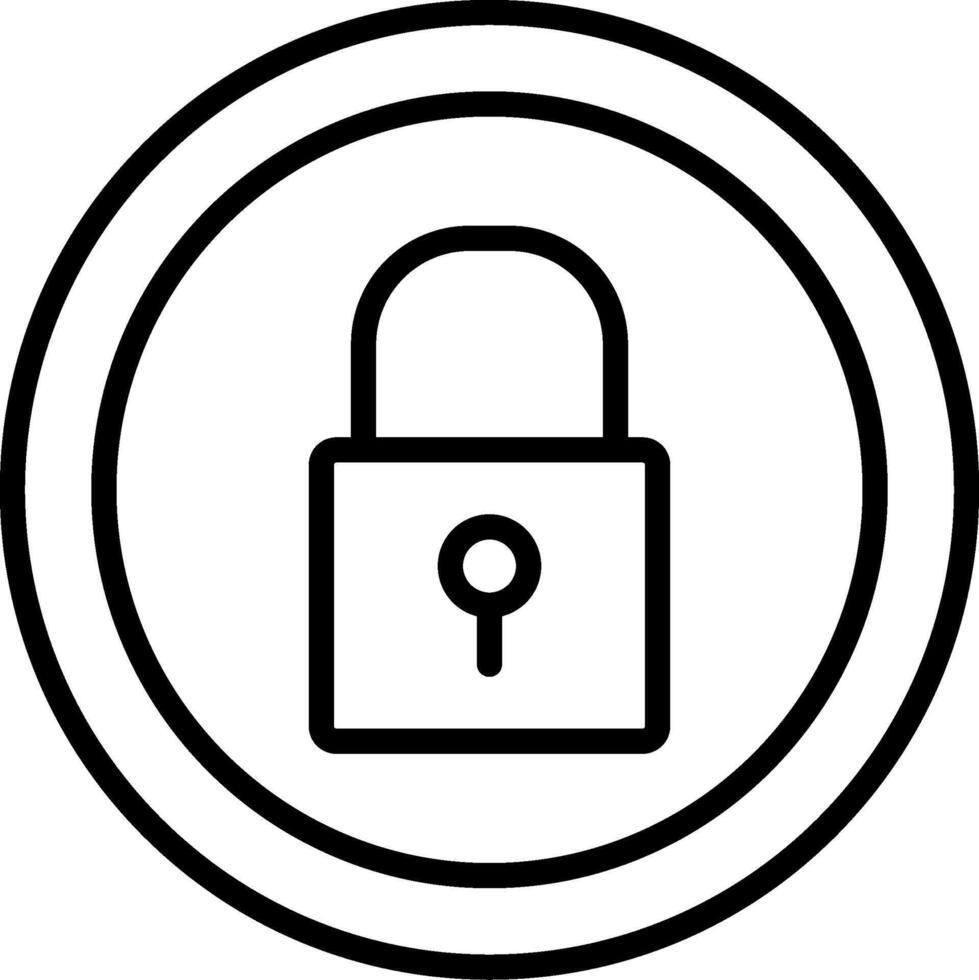 Lock Icon Design Symbol vector