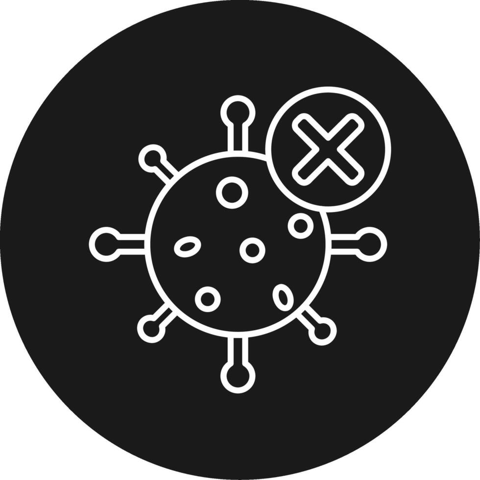 No Virus Icon Design Symbol vector