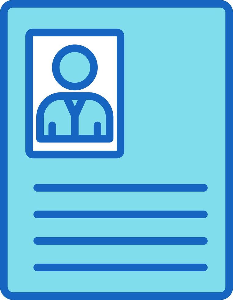 Curriculum Vitae Icon Design Symbol vector