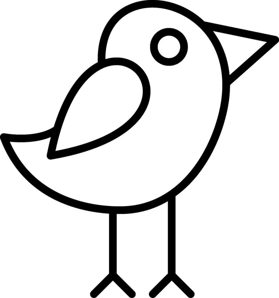 Bird Icon Design Symbol vector