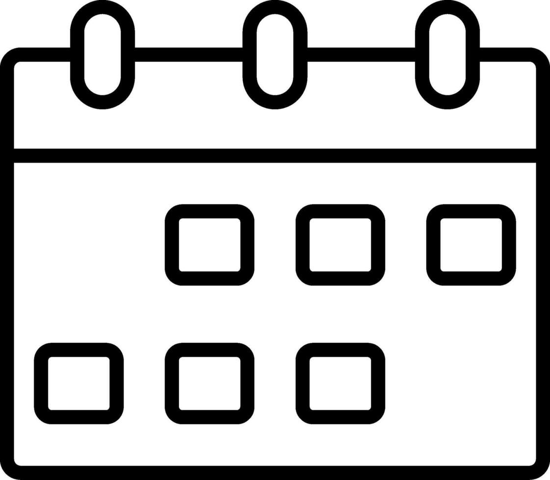 Calendar Icon Design Symbol vector