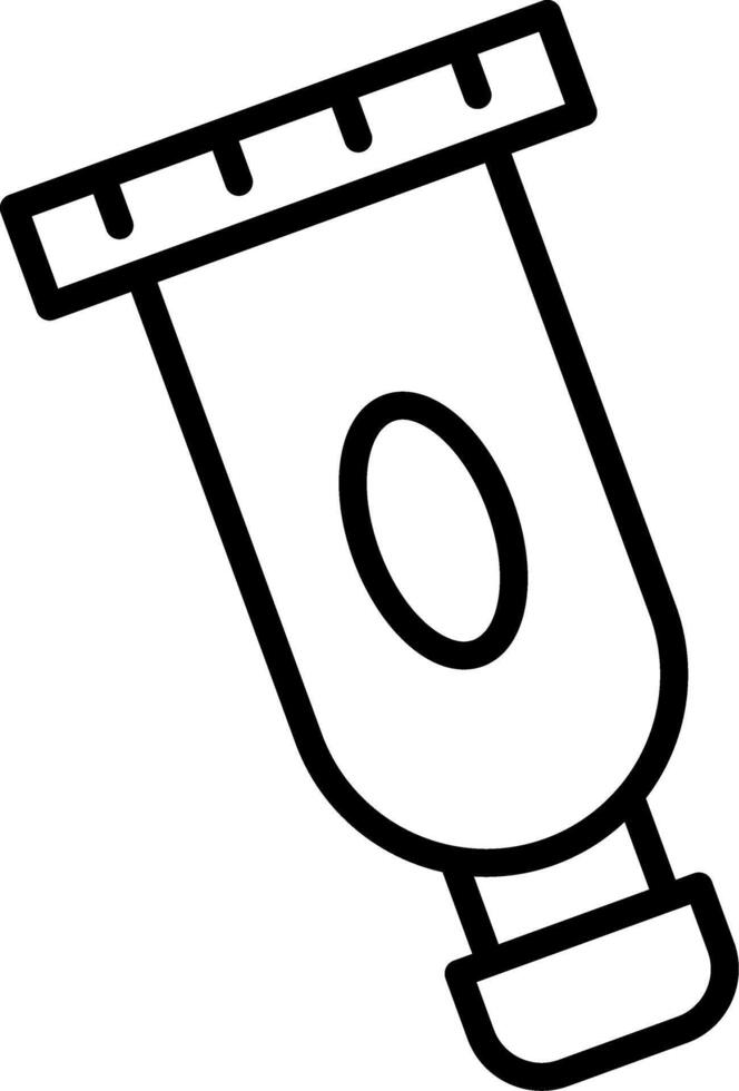 Paint Tube Icon Design Symbol vector