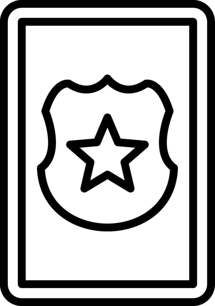 Police Shield Icon Design Symbol vector