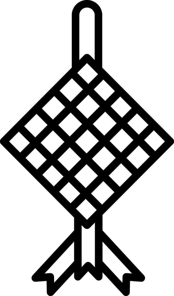 Ketupat Icon Design Symbol vector