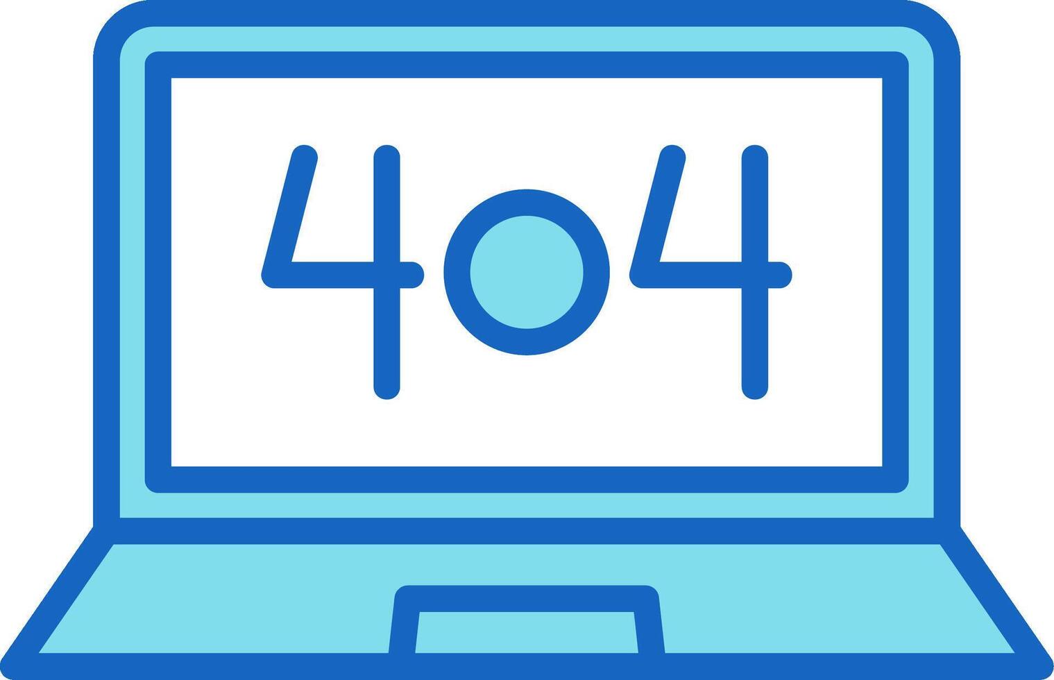 Error 404 Icon Design Symbol vector