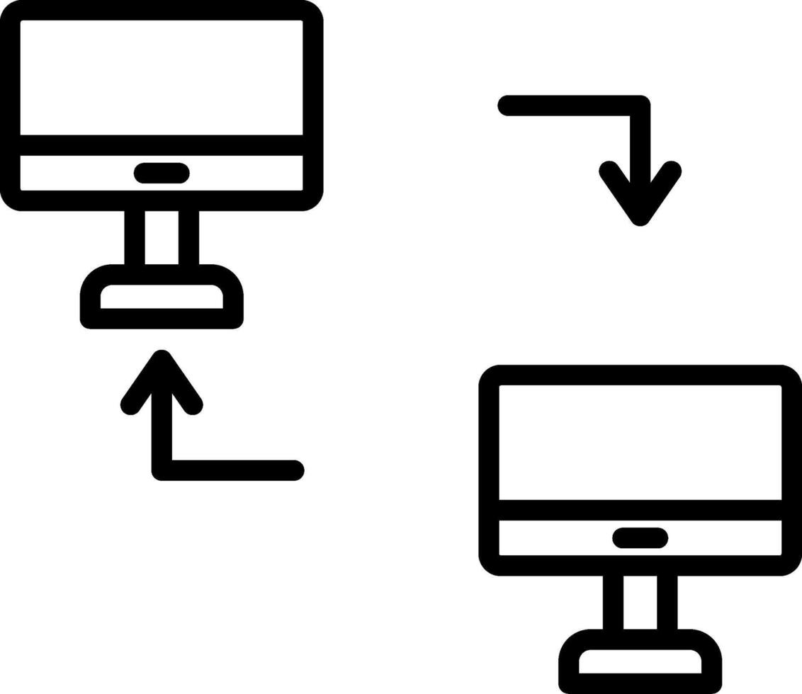 Transfer Icon Design Symbol vector