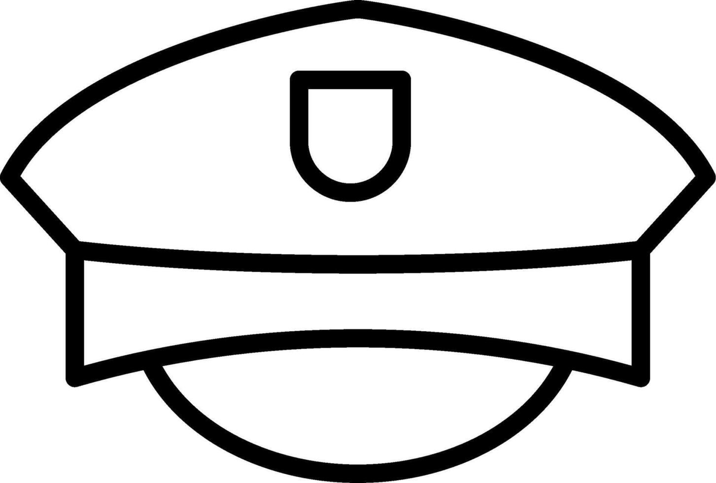 Police Hat Icon Design Symbol vector