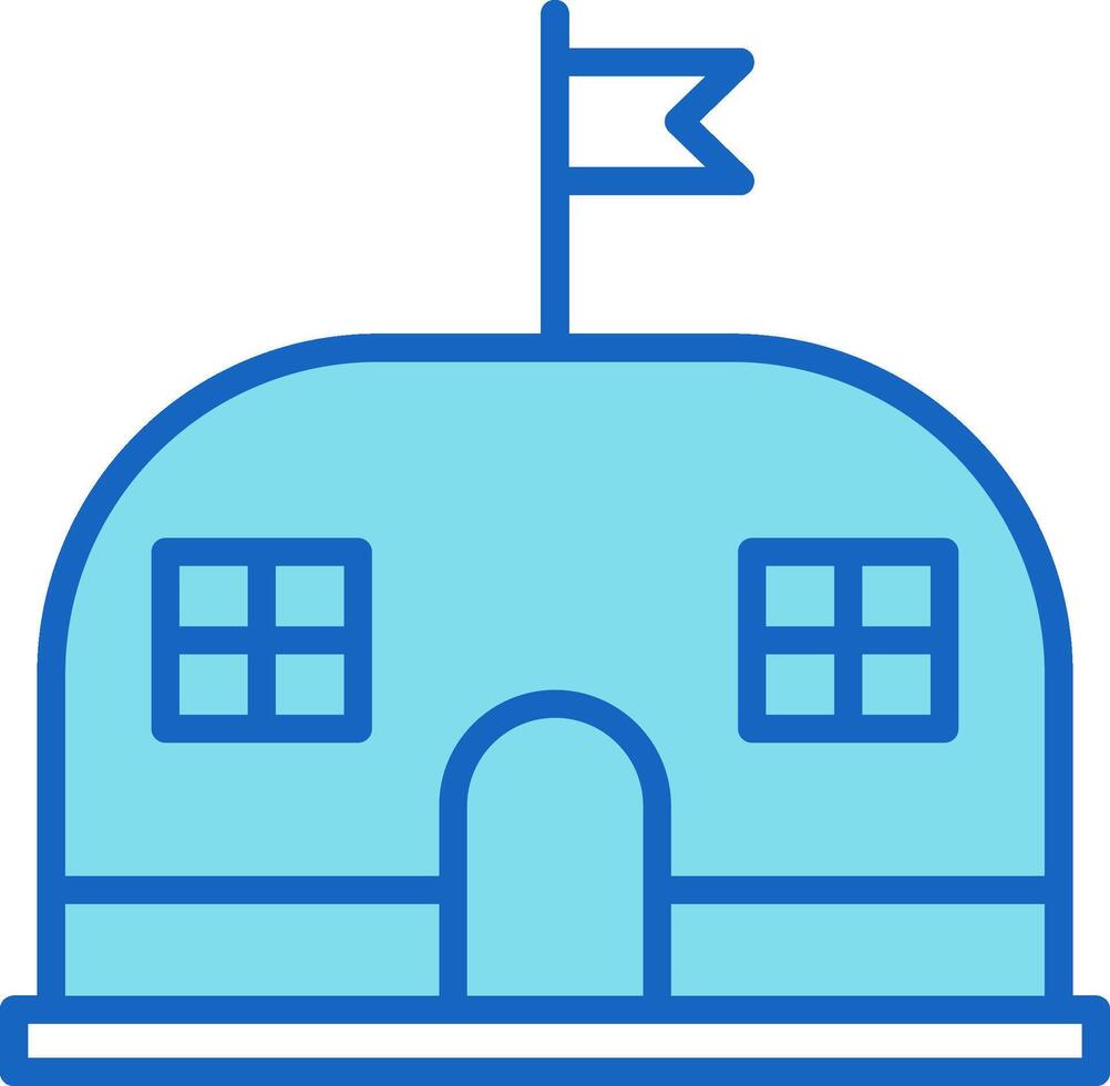 Military Base Icon Design Symbol vector