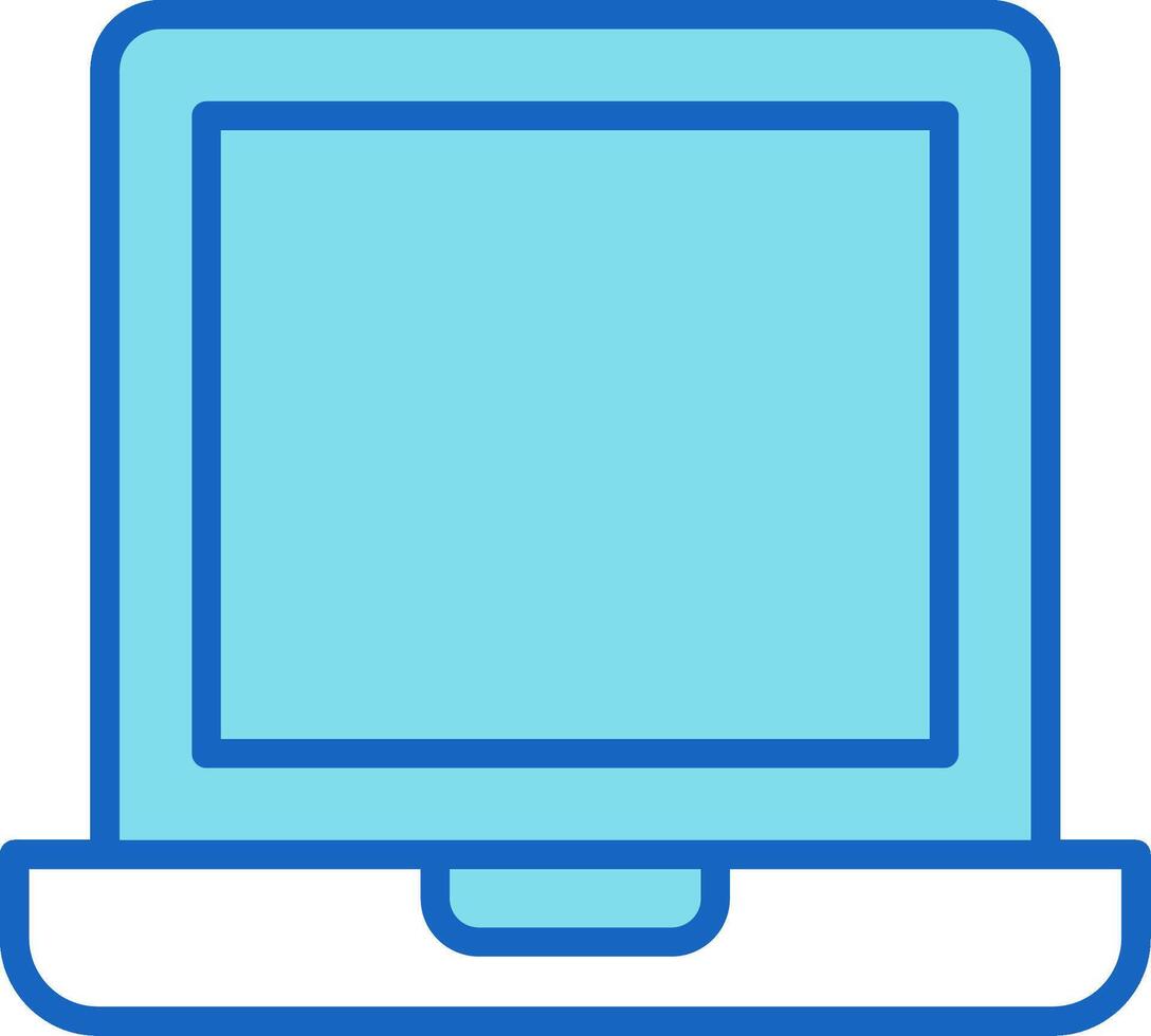 Laptop Icon Design Symbol vector