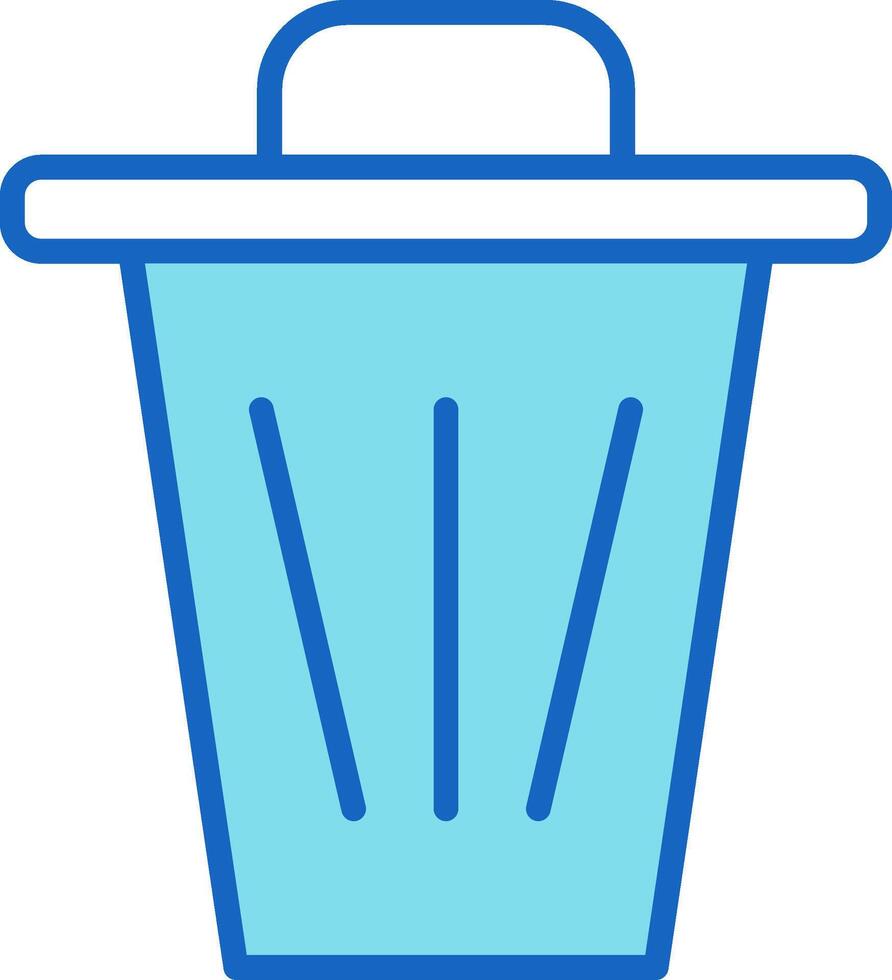 Dustbin Icon Design Symbol vector