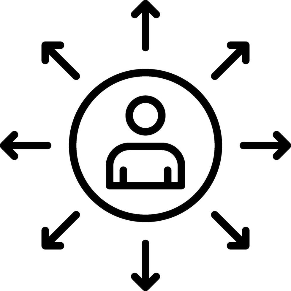 Networking Icon Design Symbol vector
