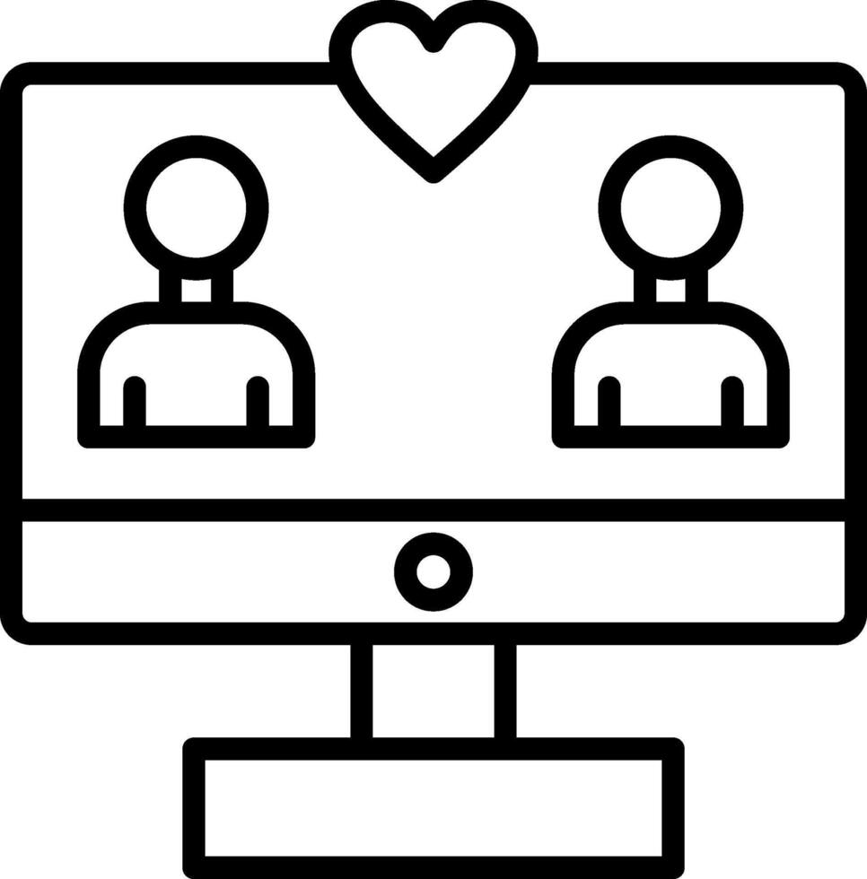 Videocall Icon Design Symbol vector