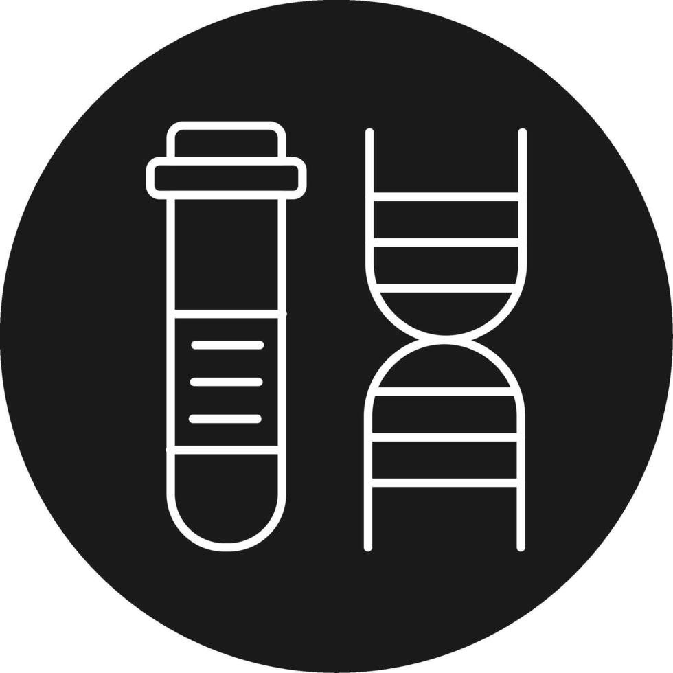 DNA Test Icon Design Symbol vector