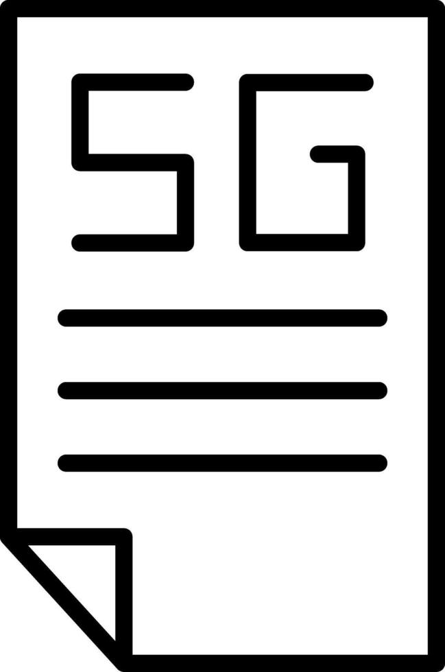 Document Icon Design Symbol vector