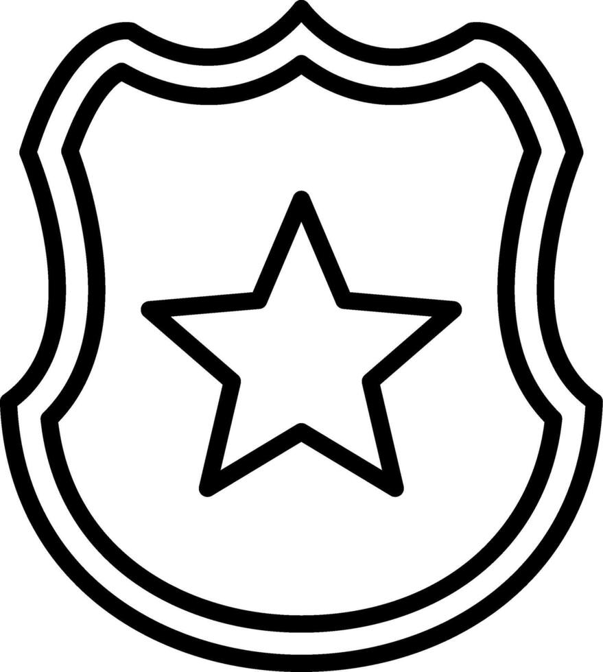 Police Badge Icon Design Symbol vector