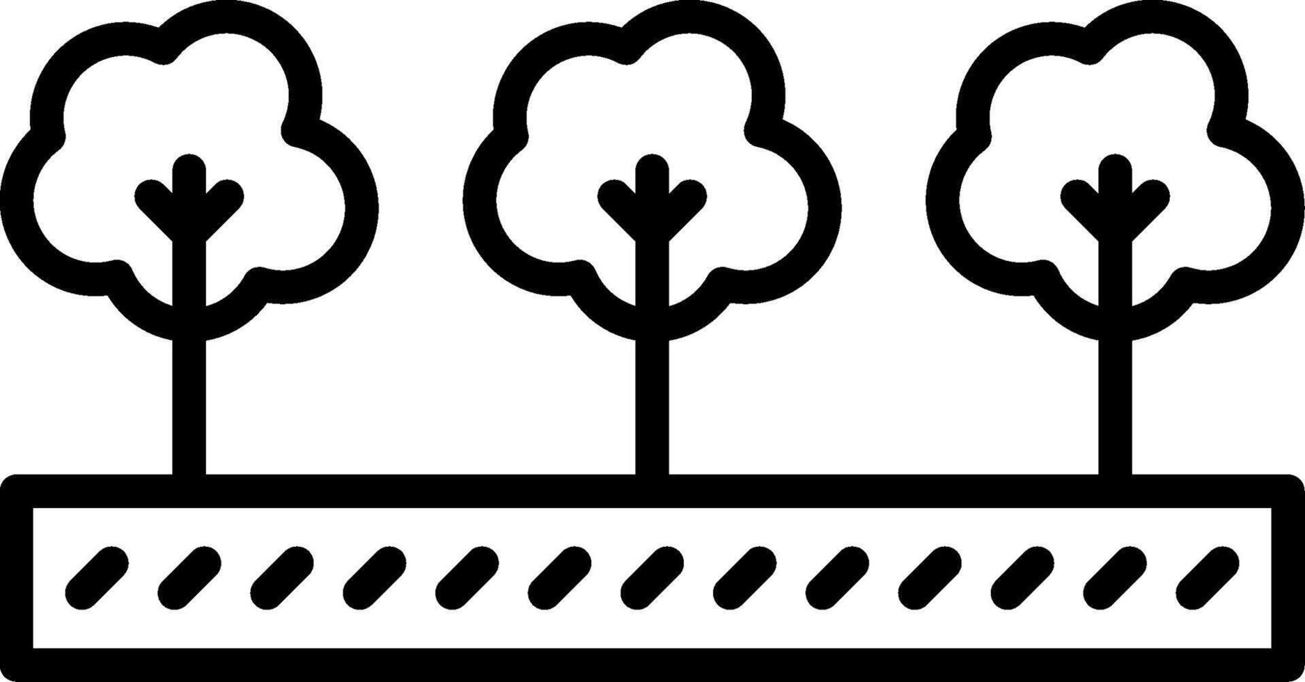 Trees Icon Design Symbol vector