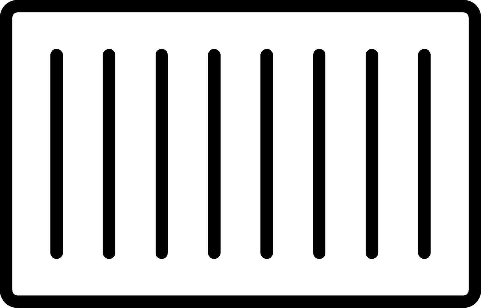 Barcode Icon Design Symbol vector