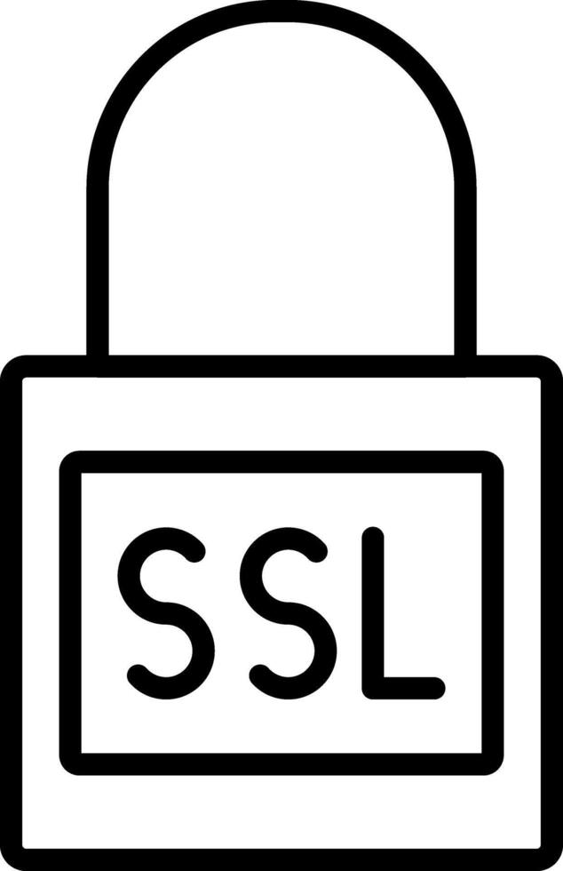 The ssl logo is shown in black and white vector
