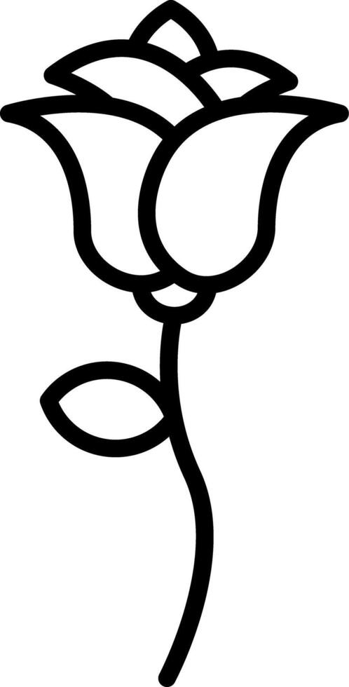 Rose Icon Design Symbol vector
