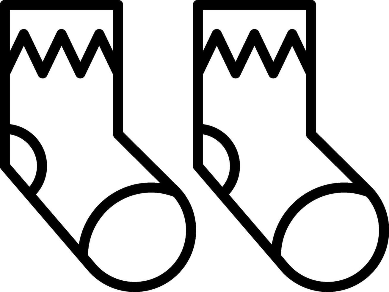 Socks Icon Design Symbol vector