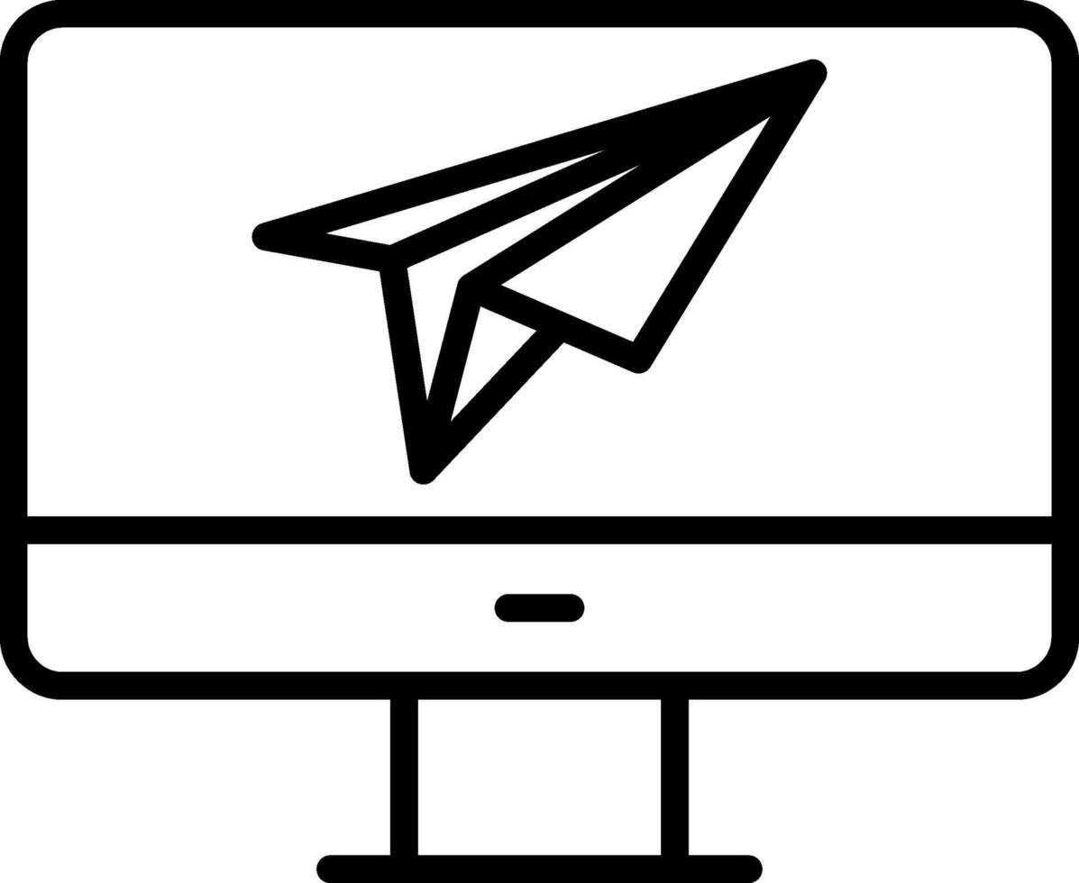 Paper Plane Icon Design Symbol vector