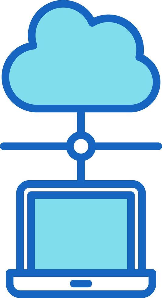 Cloud Network Icon Design Symbol vector