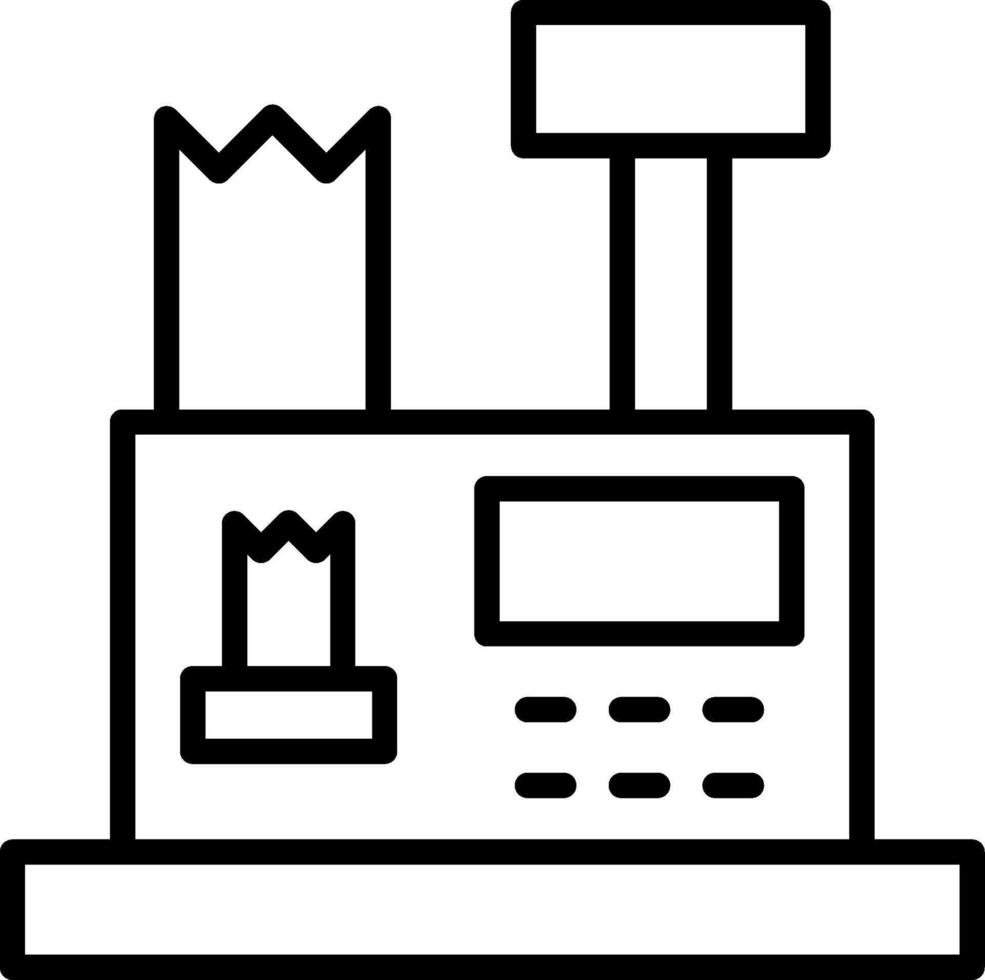 Cash Register Icon Design Symbol vector