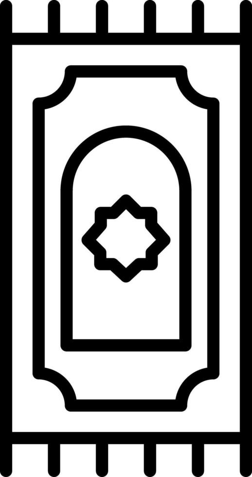 Prayer Mat Icon Design Symbol vector