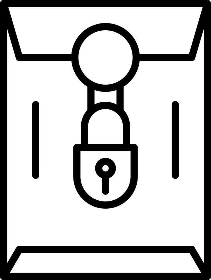 Confidential Icon Design Symbol vector