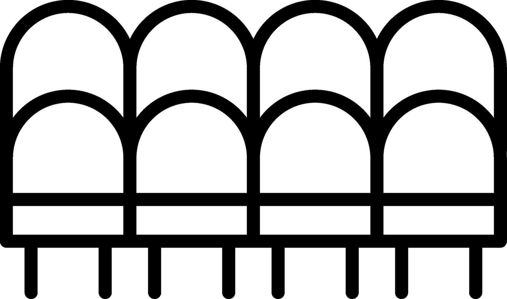 Grandstand Icon Design Symbol vector